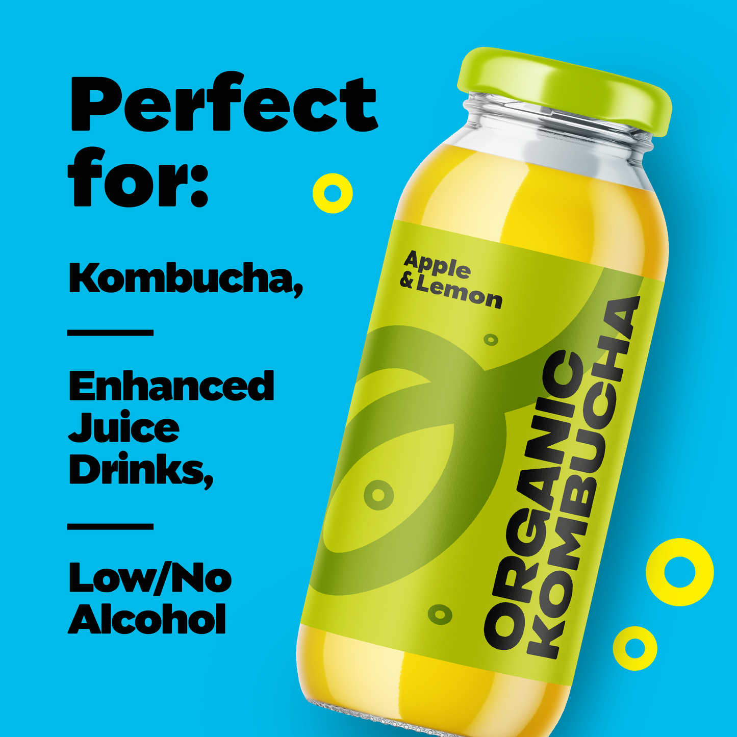 20 Litre of Manna-K Pasteurised - Green Tea Kombucha – Makes 400 Litres